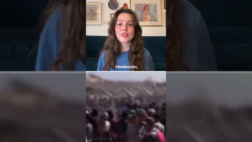 Thousands of Palestinians crowded into this new US led aid center in ...